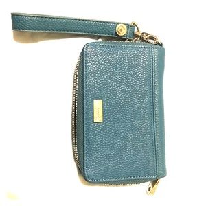 Jewell by Thirty-One teal wrist wallet